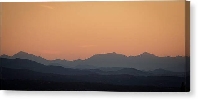 Rocky Canvas Print featuring the photograph Looking West - 2592 by Jon Friesen
