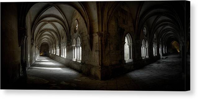 Cloister Canvas Print featuring the photograph The cloister of prophecy by Micah Offman