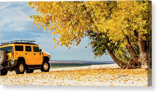 2015 October Canvas Print featuring the photograph A Day For Yellow by Bill Kesler