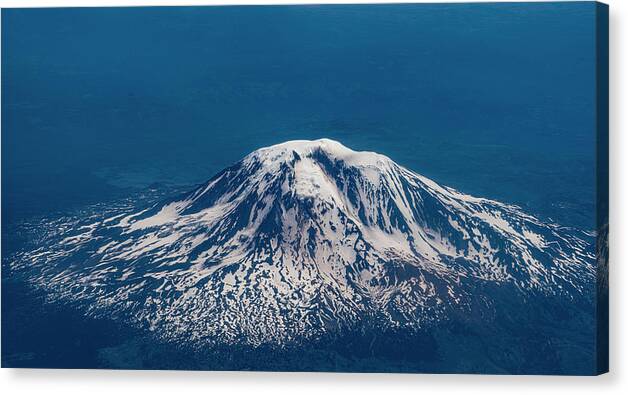 35k Club Canvas Print featuring the photograph Mt Rainier South Side by Tommy Farnsworth
