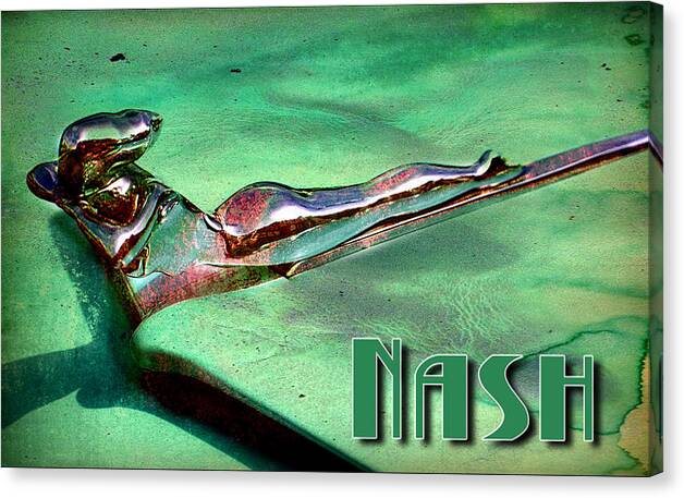 Car Canvas Print featuring the digital art Nashy Girl by Greg Sharpe