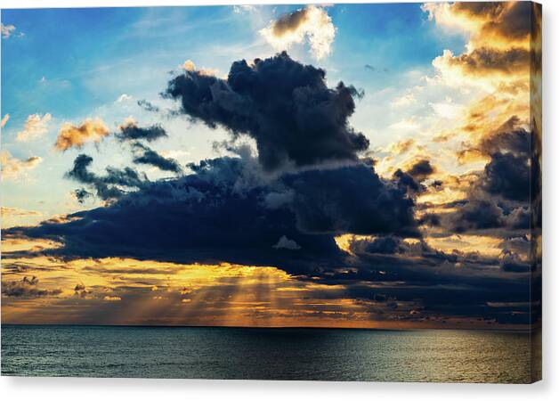 Beach Playa Canvas Print featuring the photograph Sunsets Mazatlan Mexico #23 by Tommy Farnsworth