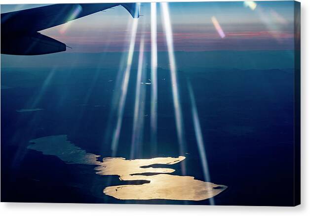 _35k Canvas Print featuring the photograph Seattle to San Diego #4 by Tommy Farnsworth