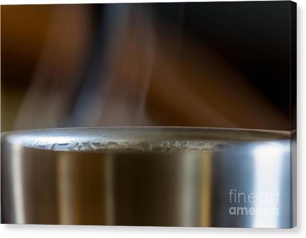 Cup Canvas Print featuring the photograph A Steaming Cup by Shawn Jeffries