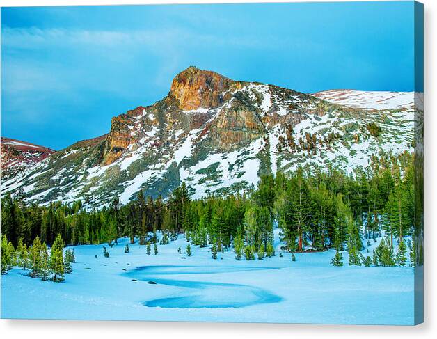 Yosemite National Park Canvas Print featuring the photograph Cold Mountain by Az Jackson
