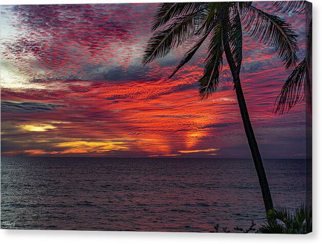 Mazatlan Canvas Print featuring the photograph Mazatlan Sunsets #8 by Tommy Farnsworth