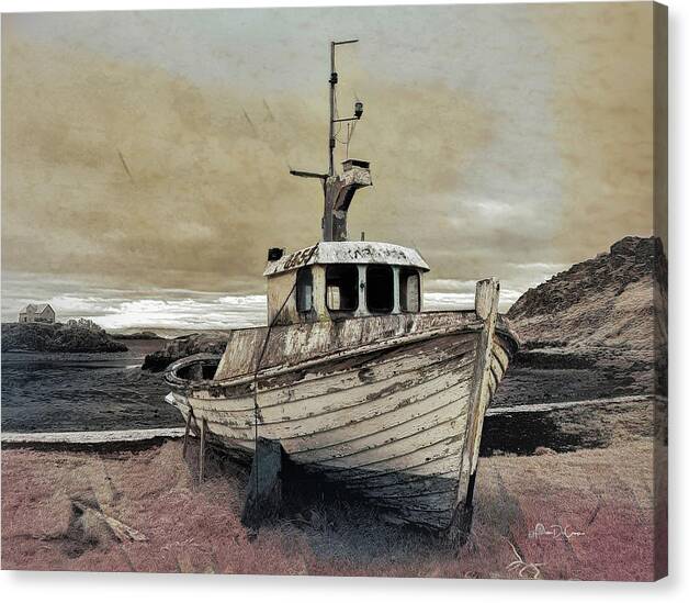 Boat Canvas Print featuring the photograph Ahoy Matie by Pam DeCamp