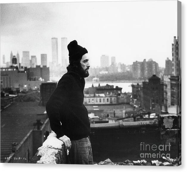 Al Pacino Canvas Print featuring the photograph Al Pacino Serpico 1973 by Images From History Store