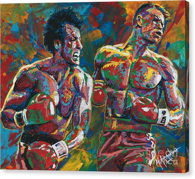 Rocky vs Drago by Maria Arango