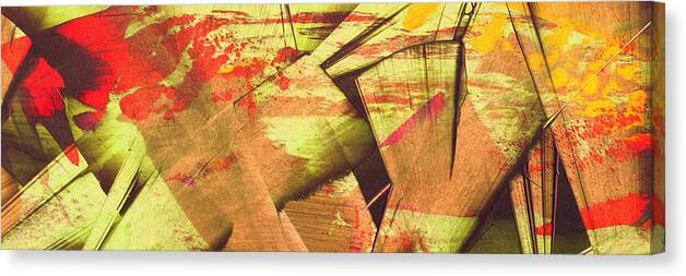 Abstract Canvas Print featuring the painting New Boundaries 3 #2 by Brian Allan