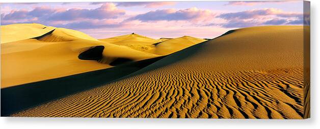 Photography Canvas Print featuring the photograph Sand Dunes In A Desert, Great Sand #5 by Panoramic Images