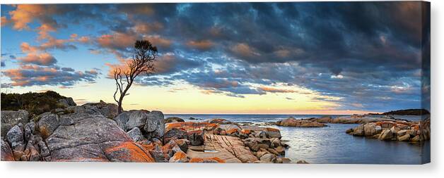 Scenics Canvas Print featuring the photograph Binalong Bay by Bruce Hood Scenics Canvas Print featuring the photograph Binalong Bay by Bruce Hood