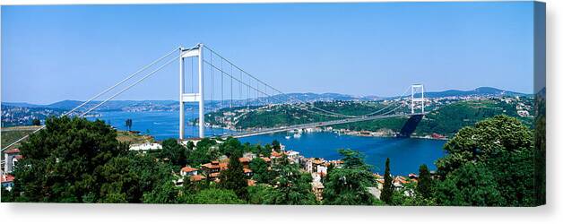 Istanbul Bridge Night Turkey Canvas Poster Wall Art Print Picture Framed JJ032 