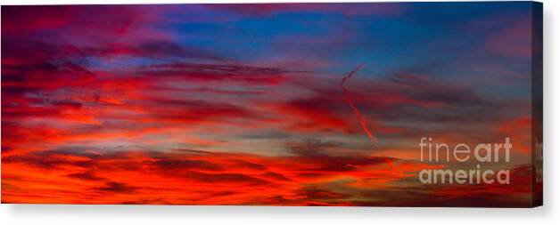 Sunset Canvas Print featuring the photograph Color by Anthony Michael Bonafede