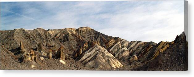 Death Valley National Park Canvas Print featuring the photograph Death Valley National Park Furnace Crek Area by JustJeffAz Photography