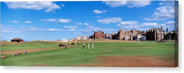 Photography Canvas Print featuring the photograph Golf Course, St Andrews, Scotland by Panoramic Images