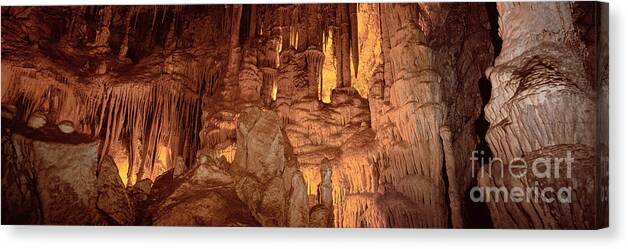 Geology Canvas Print featuring the photograph Lehman Caves At Great Basin Np by Ron Sanford