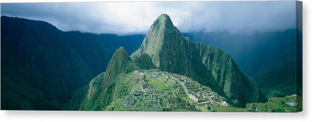Photography Canvas Print featuring the photograph Ruins, Machu Picchu, Peru by Panoramic Images