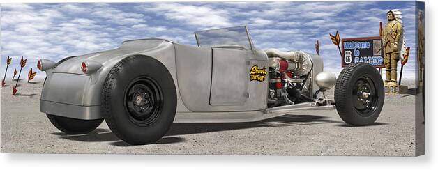 Transportation Canvas Print featuring the photograph Shock Therapy at Gallap by Mike McGlothlen