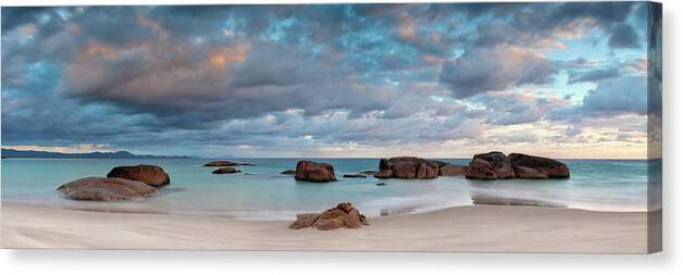 Tranquility Canvas Print featuring the photograph South West Rocks by Bruce Hood