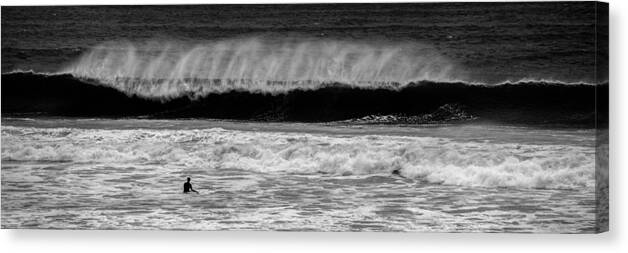 Surf Canvas Print featuring the photograph Surf Dude by Nigel R Bell