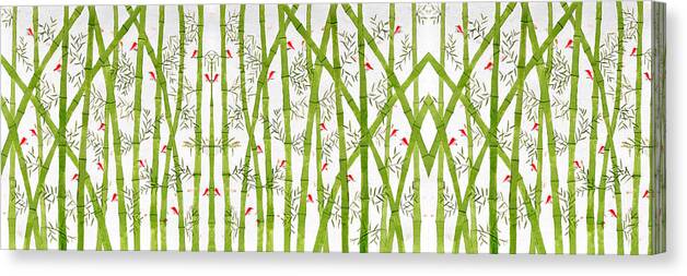 Bamboo Canvas Print featuring the photograph Bamboo Forest by Sumit Mehndiratta