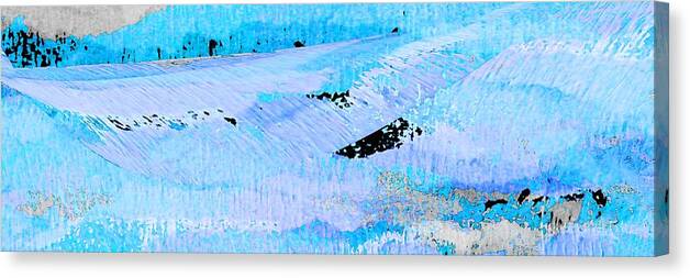 Water Canvas Print featuring the digital art Catching Waves by Stephanie Grant