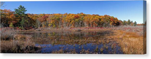 Connecticut Fall Foliage Photography Canvas Print featuring the photograph Connecticut Fall Foliage by Juergen Roth