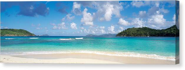 Photography Canvas Print featuring the photograph Hawksnest Bay Virgin Islands National by Panoramic Images