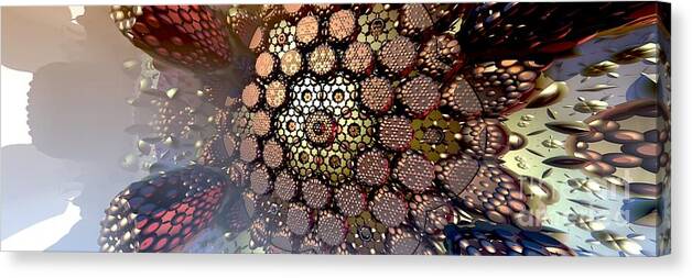 Fractal Canvas Print featuring the digital art Sensory Input by Jon Munson II