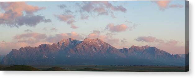 Foothills Canvas Print featuring the photograph The Foothills by Aaron Spong
