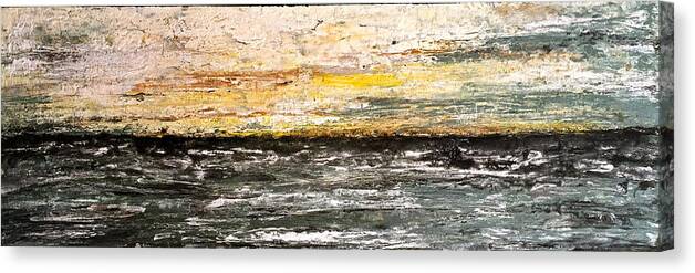 Acrylic Canvas Print featuring the painting The Moment 3 by Shabnam Nassir