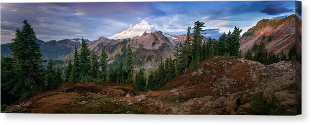 Mountain Canvas Print featuring the photograph Mount Baker From Artist Point by James K. Papp