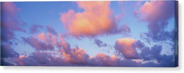 Tranquility Canvas Print featuring the photograph These Are Fractocumulus Clouds by Visionsofamerica/joe Sohm