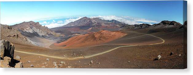 Mt Haleakala Canvas Print featuring the photograph Top of the World by Bari Rhys