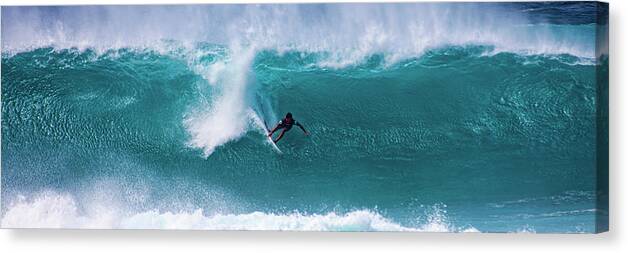 Hawaii Canvas Print featuring the photograph Banzai Drop by Anthony Jones