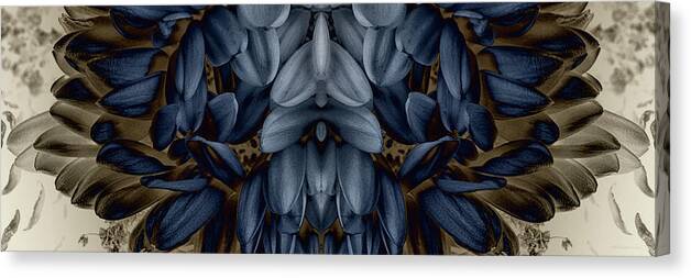 Flower Canvas Print featuring the digital art Flowerscape by WB Johnston