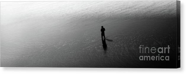  Sea Canvas Print featuring the photograph Hiro onoda by Frederic Bourrigaud