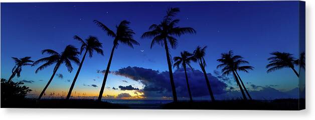 Sunrise Canvas Print featuring the photograph Magic Hour at the Beach by Mark Andrew Thomas