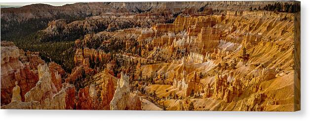 Canyon Canvas Print featuring the photograph Sunrise Bryce Canyon by Gary Shepard