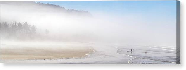 Mist Canvas Print featuring the photograph Yachats Bay Mist 8386-090821-4 by Tam Ryan