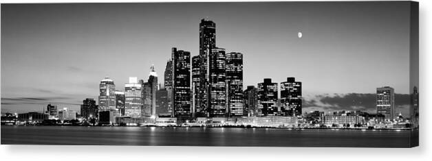 Photography Canvas Print featuring the photograph Buildings At The Waterfront, River #1 by Panoramic Images