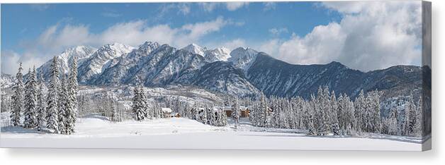 Colorado Canvas Print featuring the photograph Colorad Winter Wonderland by Darren White