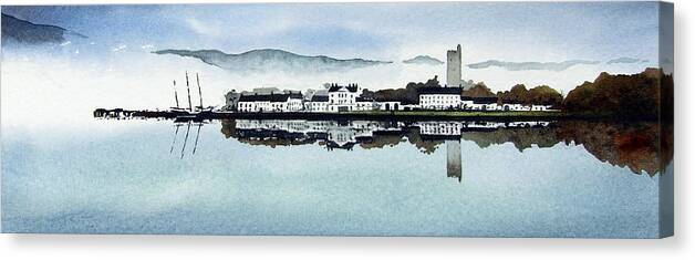 Scotland Canvas Print featuring the painting Inverary by Paul Dene Marlor