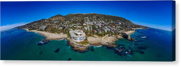 Panoramic Canvas Print featuring the photograph Beautiful Day on the West Side by Marcus Jones