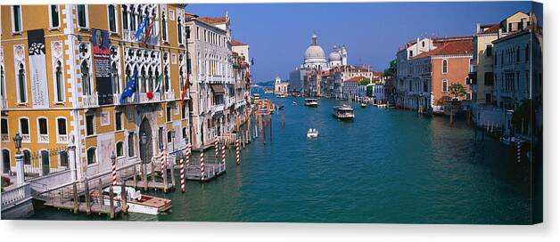 Photography Canvas Print featuring the photograph Palace At The Waterfront, Palazzo by Panoramic Images