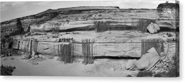 Grand Falls Canvas Print featuring the photograph Grand Falls Pano 1 by Scott Sawyer