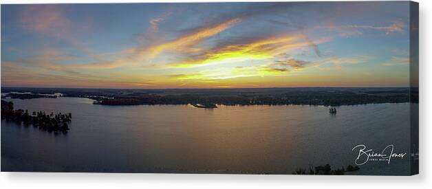  Canvas Print featuring the photograph Sunrise #3 by Brian Jones