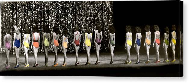 Beauty Pageant Canvas Print featuring the photograph Beauty Queen's Backside. by Joe Hoover