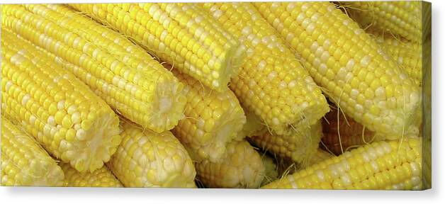 Sweet Summer Corn Canvas Print featuring the photograph Sweet Summer Corn by James Temple